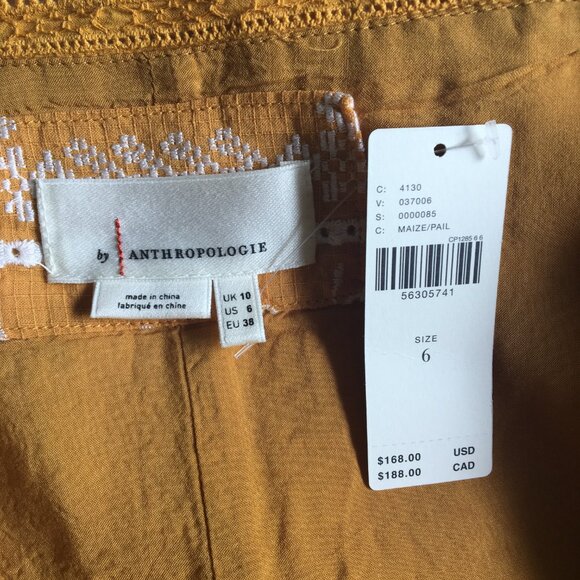 NWT Anthropologie Sibyl Embroidered mini Dress - Picture 6 of 6